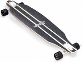 longboard Wood 97 x 23 cm hout beige/zwart