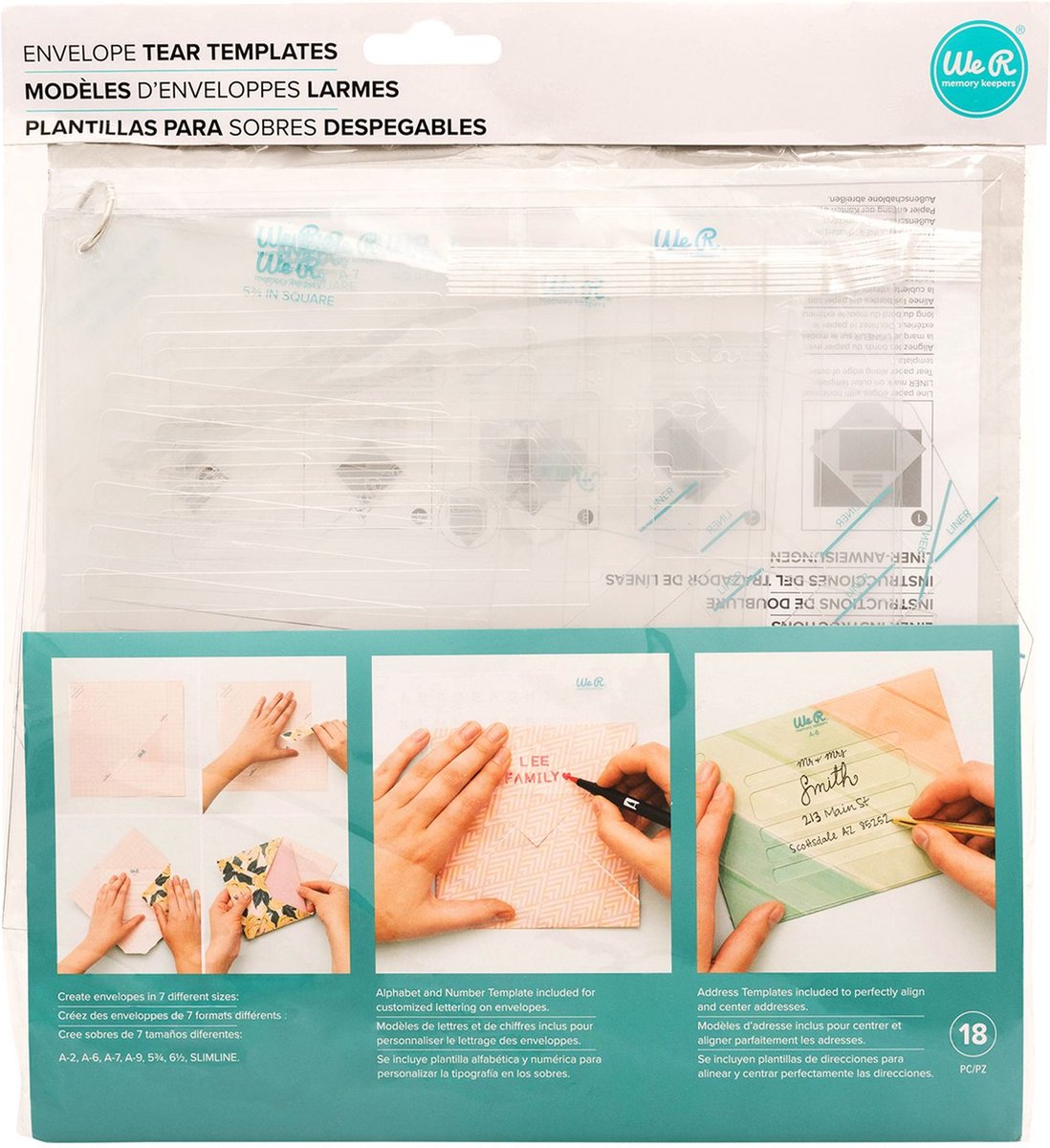 We R Makers - Envelope Tear Guides (18pcs) (60000429)