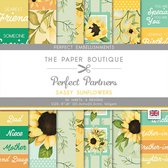 Perfect partners Embellishments - sassy sunflowers - 20,32x20,32cm