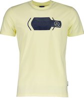 Qubz T-shirt - Modern Fit - Geel - S