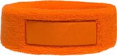 hoofdband 18 x 6 cm katoen oranje one-size
