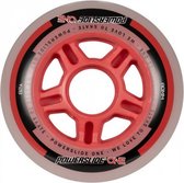 skatewielen One 80 mm polyurethaan rood 4 stuks