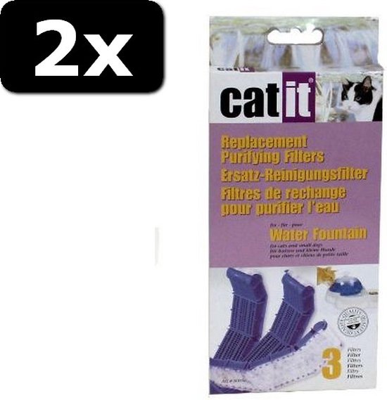 2x CATIT SET A3 FILTERS WATERFOUNTAIN