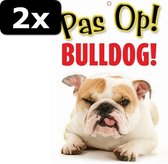 2x WAAKBORD NL KUNSTSTOF BULLDOG