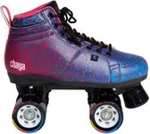 rolschaatsen Airbrush polyurethaan paars/blauw maat 38