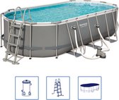 Bol.com Bestway Oval Pool Zwembad 549 x 274 x 122m - incl filterpomp aanbieding