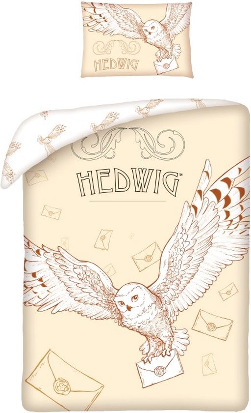 Harry Potter BABY Housse de couette Hedwige - 100 x 135 cm - Katoen