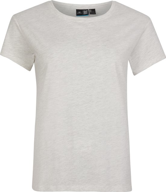 O'Neill T-Shirt Women Essential R-Neck Ss T-Shirt White Melee T-shirt Xs - White Melee 60% Katoen, 40% Polyester