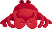 Pluche dieren knuffels Krab van 25 cm - Knuffeldieren speelgoed