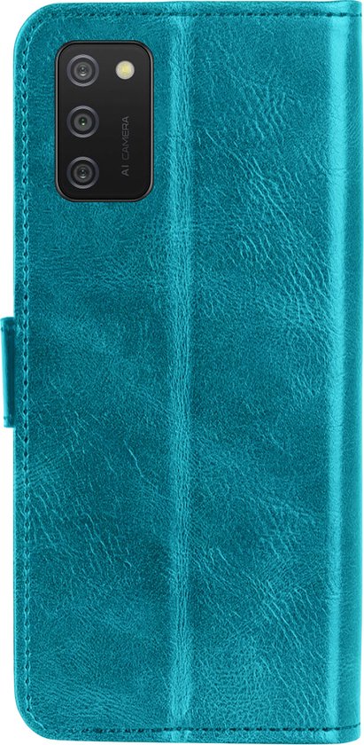 Samsung A03s Case Book Case Avec Protecteur D'écran - Samsung Galaxy A03s Case Case Wallet Cover Avec Protecteur D'écran - Turquoise