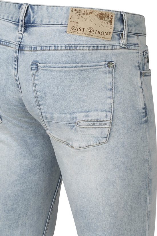 Jeans Cast Iron Riser Gris clair Délavé brillant - Taille W 30 - L 34 |  bol.com