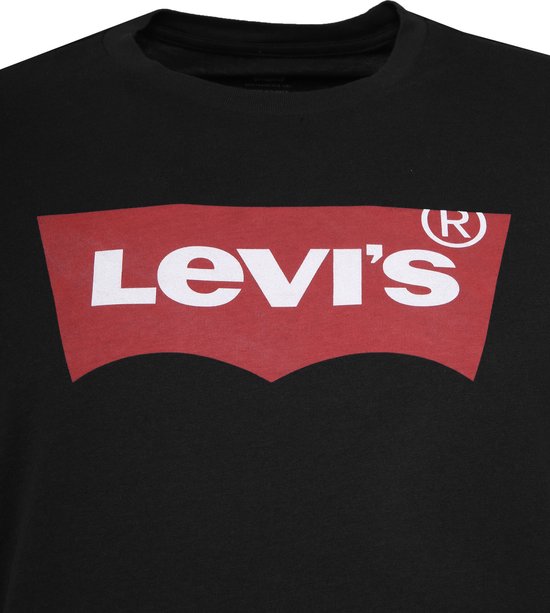 Levi's - T-shirt Logo Print Zwart - L 