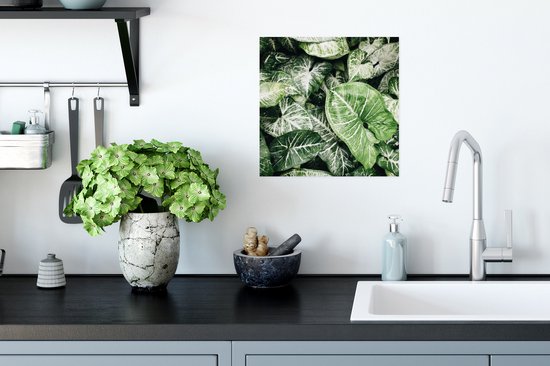 Poster Feuilles - Protecteur induction - vert - Tapis induction - 30x30 cm