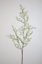 Kunstbloem Limonium - topkwaliteit decoratie - Wit - zijden tak - 90 cm hoog