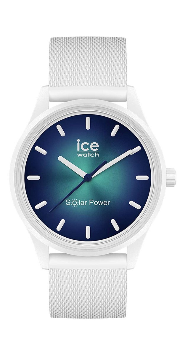 Ice Watch Ice Solar Power 019028 Horloge - Siliconen - Wit - Ã˜ 40 mm