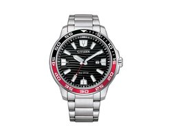 Citizen Sport Horloge - Citizen heren horloge - Zilver - diameter 45.9 mm - roestvrij staal