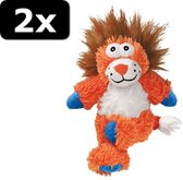 2x KONG CROSS KNOTS LION 35X25X20CM