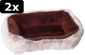 2x SOFA KNAAGDIER SOFT BRUIN 30X20CM