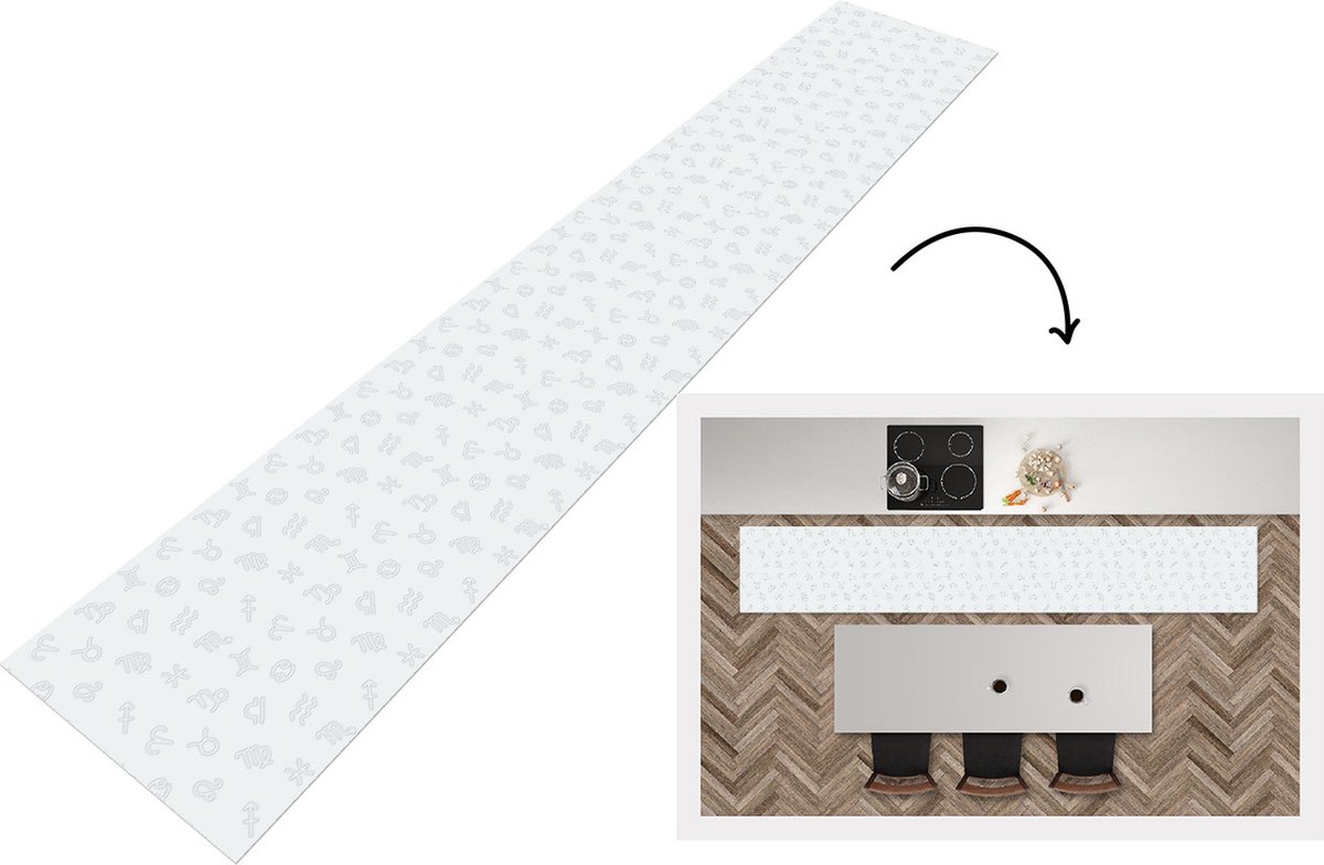 KitchenYeah Keukenloper - Loper keuken - Sterrenbeeld - Astrologie - Design - Keukenloper vinyl multicolor, foto 6