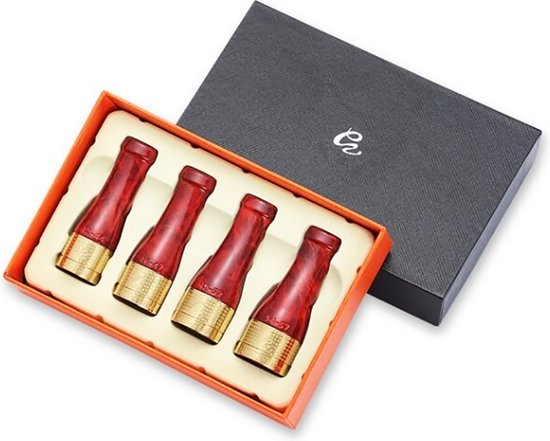 Porte-cigares Cantha Rouge - 4 pièces - Pipe à cigares - Accessoires de  vêtements pour