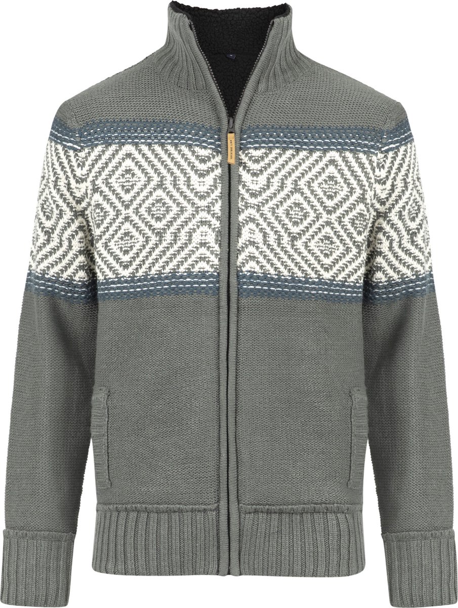 Oliver fleece jas heren Grijs