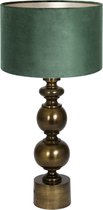 Light & Living Pagai tafellamp - schemerlamp - 66 cm hoog - Ø30 cm - brons met groen