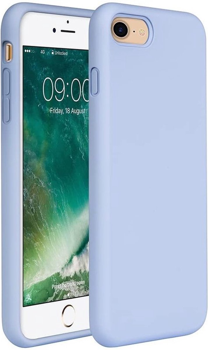 Shieldcase Siliconen hoesje geschikt voor Apple iPhone SE 2022 - paars