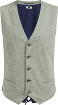 WE Fashion Heren gilet met pied-de-poule dessin