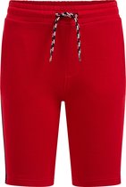 WE Fashion Jongens jogginshort met tapedetail