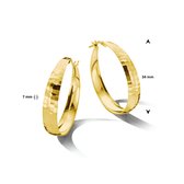 Oorringen Gediamanteerd 7,0 Mm 1 Micron