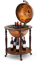 Costway - Casier à vin - Globe bar - Bar à vin - Globe bar - ⌀ 60,5 cm - Marron