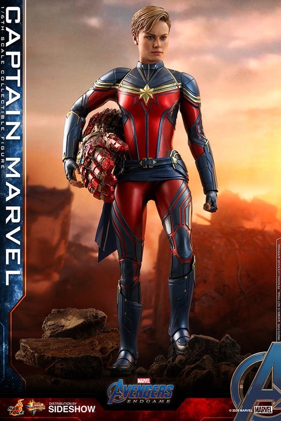 Foto: Hot toys captain marvel 1 6 scale figure avengers endgame hot toys figuur