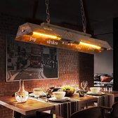 Metalen hanglamp, retro hanglamp, vintage bar pub E27 industrieel voor keuken of woonkamer kroeg 80 cm