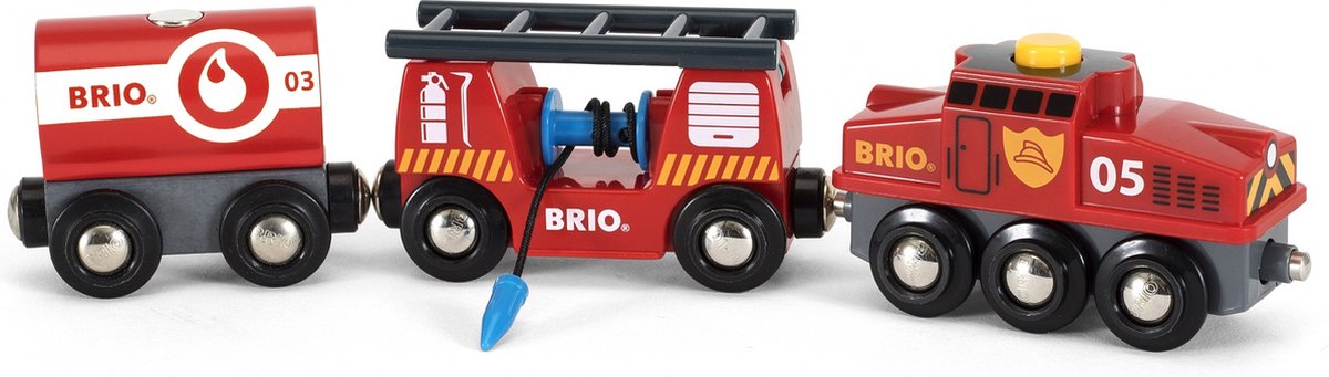 BRIO Trein van de brandweer - 33844 - complete treinset, zelfstandig speelbaar - vanaf 3 jaar — afbeelding 11