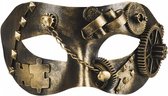 verkleedmasker Steampunk Rotismo dames brons one size