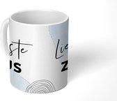 Mok - Quotes - Zus - Liefde - 350 ML - Beker - Uitdeelcadeautjes - Mok met Tekst