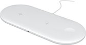 YONO Oplaadstation geschikt voor Apple - Draadloze Oplader iPhone / Airpods / iWatch - Docking Station met Wireless Charger - Wit