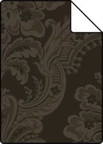 Proefstaal Origin Wallcoverings behang ornamenten bruin - 346521 - 26,5 x 21 cm