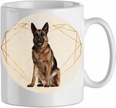 Mok Duitse herder 1.2| Hond| Hondenliefhebber | Cadeau| Cadeau voor hem| cadeau voor haar | Beker 31 CL