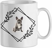 Mok franse bulldog 4.5| Hond| Hondenliefhebber | Cadeau| Cadeau voor hem| cadeau voor haar | Beker 31 CL