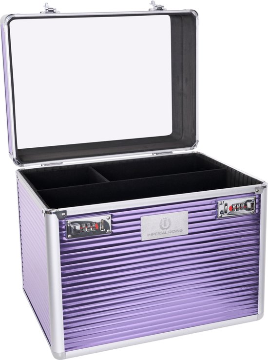 Imperial Riding - Grooming Box Shiny Classic - Lilac - Imperial Riding