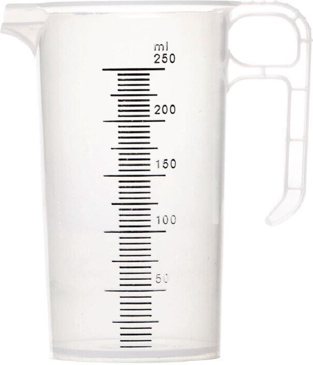 Pro-Measures Polypropyleen Maatbeker 250ml - Pro-Measures FD324 - Restaurant - Hotel - Professioneel