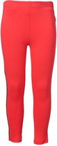 Meisjes legging rood/framboos met marine accenten | Maat 140/10Y