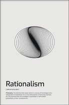 Walljar - Rationalism - Muurdecoratie - Poster met lijst