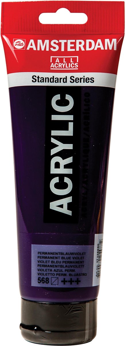 Acrylverf - 568 Permanentblauwviolet - Amsterdam - 250 ml
