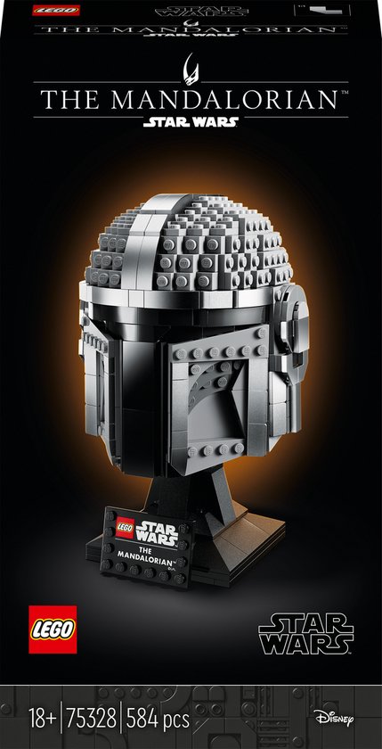 indruk rand Ongelofelijk LEGO Star Wars The Mandalorian Helm - 75328 | bol.com