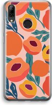 Case Company® - Huawei P Smart (2019) hoesje - Perzik - Soft Cover Telefoonhoesje - Bescherming aan alle Kanten en Schermrand