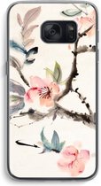 Case Company® - Samsung Galaxy S7 hoesje - Japanse bloemen - Soft Cover Telefoonhoesje - Bescherming aan alle Kanten en Schermrand