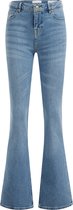 WE Fashion Dames mid rise bootcut jeans met stretch