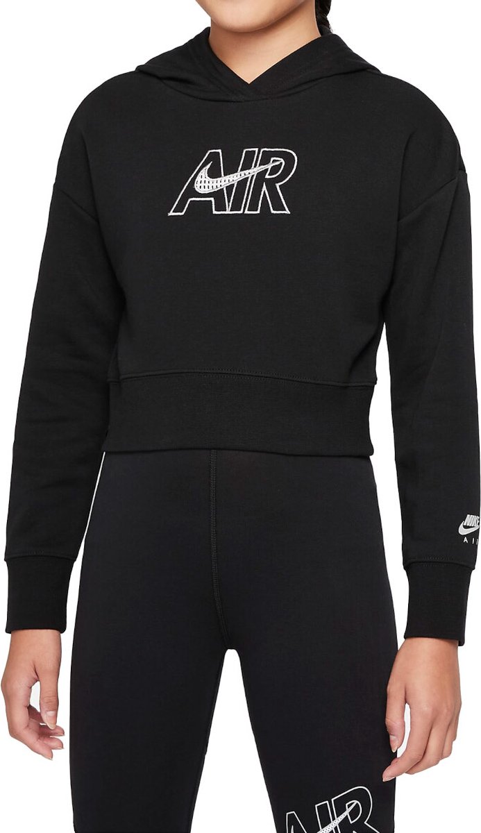 Nike Sportswear Air Crop Hoodie Zwart